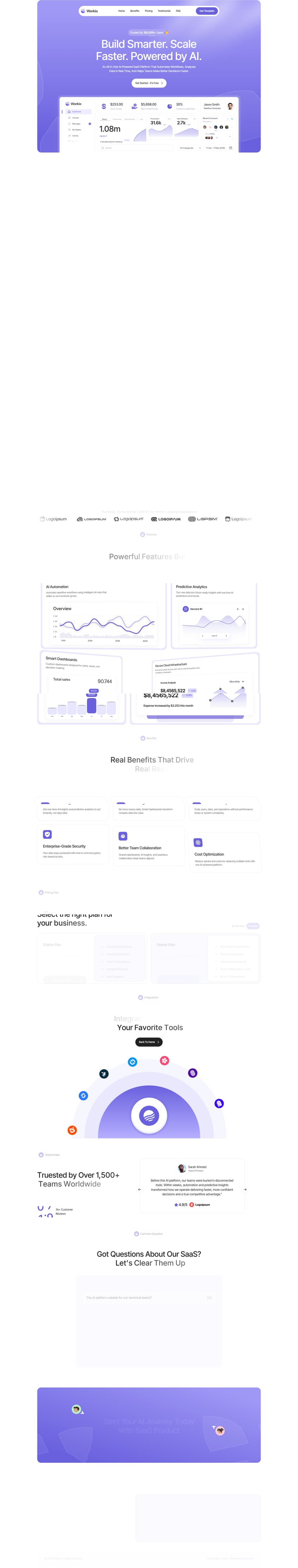 Workio - Technology Website Template