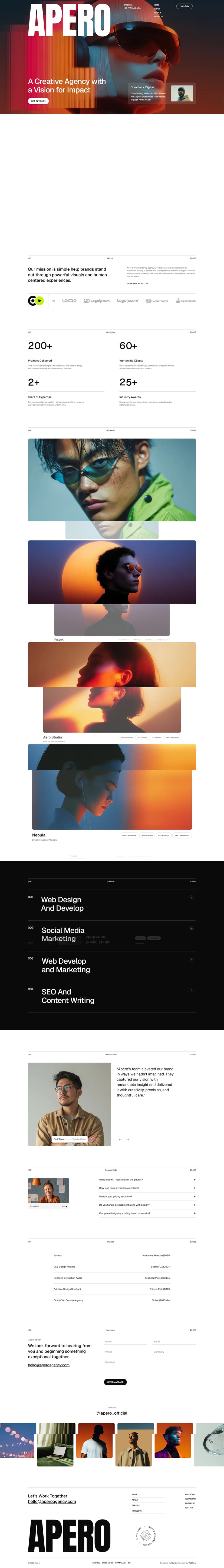Apero - Portfolio & Agency Website Template